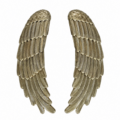 2 Very Large Angel Wing Brass Door Pull Handles 28 Hand Made Solid Brass Grabs