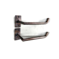 2 Solid Brass Toilet Paper Holders Modern Hidden Fix Bathroom Roll Rail Handmade