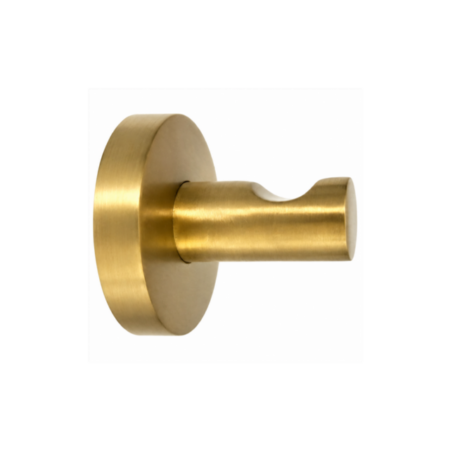 Small Modern Coat Wall Hat Hook Hidden Fix Solid Brass Hook 2 inch 5 cm simple