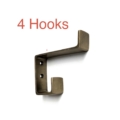 Solid Brass heavy Modern Coat Wall Hat Hook face Fix Hook simple 3.14 inch