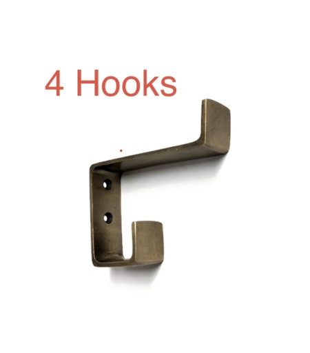 Solid Brass heavy Modern Coat Wall Hat Hook face Fix Hook simple 3.14 inch