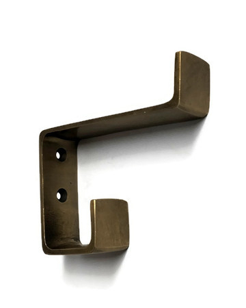 Solid Brass heavy Modern Coat Wall Hat Hook face Fix Hook simple 3.14 inch
