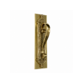 Victorian Style Solid Brass Door Handle, Heavy Cast “D” Pull, 11.12 Inch Hotel