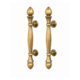 2 Large Door Pull Handles Solid Spun Brass 40cm Hidden Fixing Aged Brass GRAB 16" inch