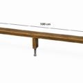 Solid brass 140cm / 55.1" Extra Long Cabinet Door Pull – 3-Leg Design