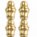 8 x Small 5" Vintage Solid Brass Hinges – Antique Old Style – Heavy Door Box Restoration