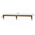 Solid brass 140cm / 55.1" Extra Long Cabinet Door Pull – 3-Leg Design