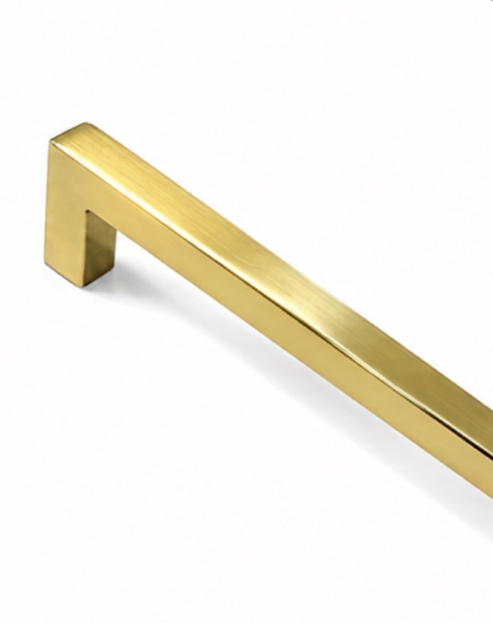 Large 400mm Solid Brass D Pull Handle Heavy Vintage Style Kitchen Cabinet 15.3/4