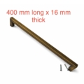 Large 400mm Solid Brass D Pull Handle Heavy Vintage Style Kitchen Cabinet 15.3/4