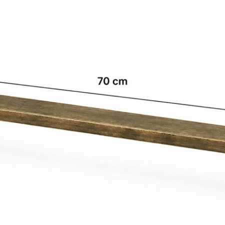 Solid brass 70cm / 27.1/2" Long Cabinet Door Pull – 2-Leg Design
