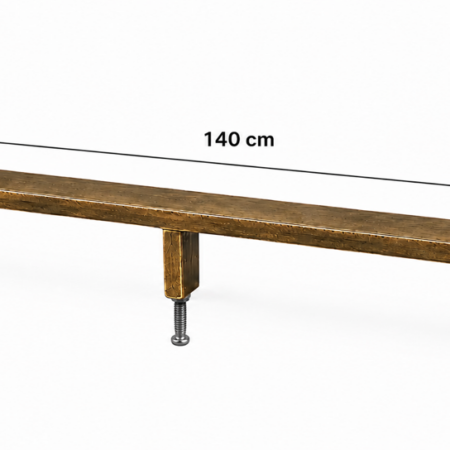 Solid brass 140cm 55.1 Extra Long Cabinet Door Pull – 3-Leg Design (2)