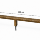 Solid brass 140cm 55.1 Extra Long Cabinet Door Pull – 3-Leg Design (2)