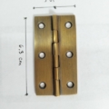 4 Small Vintage Old-Aged Style Solid Brass Hinges – Heavy Door & Box Hinges – 130 mm x 85 mm