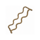 2 x Wavy 12 Solid Brass Cabinet Handles – Large Zig Zag D Pulls