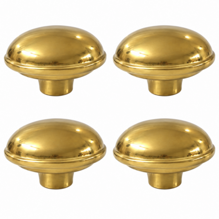 Watson B12 Solid Brass Bed Knob 3.1/2" Dome Spun Hollow Vintage Antique 9cm