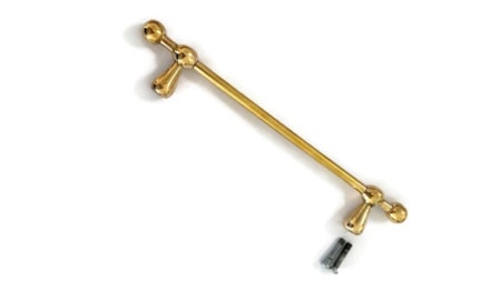 made to ORDER 14 complete sets Solid Brass Towel Rails 12" Plain Vintage Antique style Bathroom Towel Holder