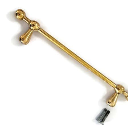 made to ORDER 14 complete sets Solid Brass Towel Rails 12" Plain Vintage Antique style Bathroom Towel Holder
