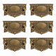 Set of 6 Large Solid Brass Drawer Pull Handles 120mm Antique Vintage Cabinet Box Handles Watson A15 XL