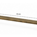 Solid brass 70cm / 27.1/2" Long Cabinet Door Pull – 2-Leg Design